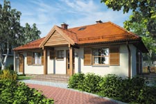 Projekt domu E-GL 106 Krasnal