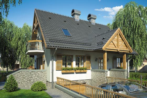 Projekt domu S-GL 359 Rumiankowa Chata