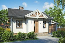 Projekt domu E-GL 379 Gniazdko